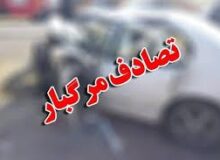 یک کشته درپی تصادف پراید با خودرو حمل زباله در نیشابور