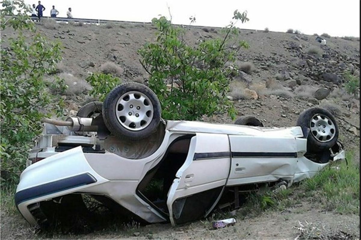 ۷ مصدوم در حادثه واژگونی خودروی نیشابور