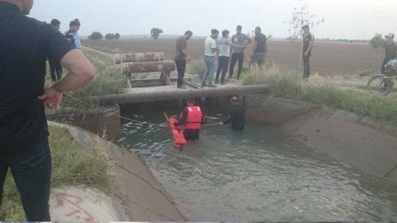 غرق شدن مرد ۴۰ ساله در کانال آب حصار خروان