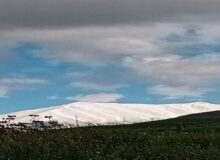 پیش‌بینی بارش برف در قلل سهند و سبلان