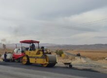 بهره برداری از ۳ کیلومتر آسفالت گرم در محور روستایی شهرستان نیشابور