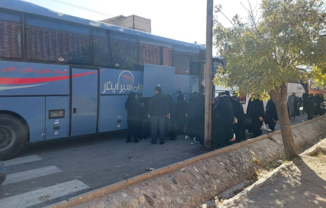 اعزام ۸۴ دانش آموز دختر فیروزه به اردوی راهیان نور