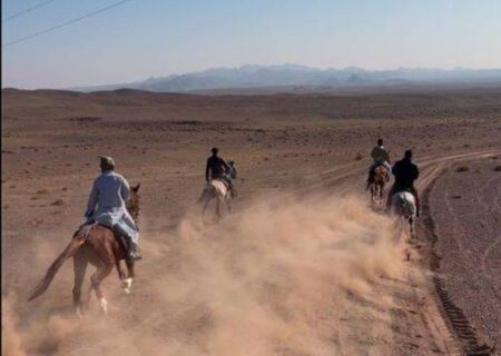 برگزاری مسابقات سوارکاری همگانی در باخرز